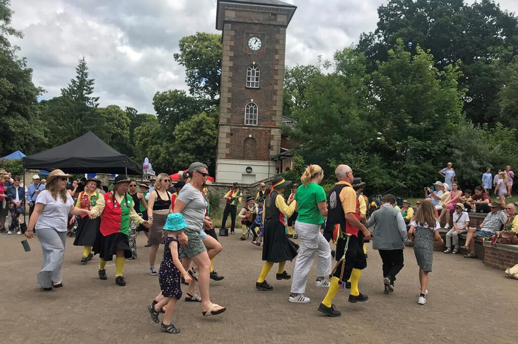 Morris Dancing at the Cobbold 300 Event. Photo: David Vincent