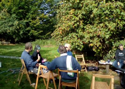 Apple Pickers in Orchard, 8 October 2017. Photo: Sarah Turner