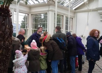Suffolk Wildlife Trust & FoHP in the amazing Conservatory
