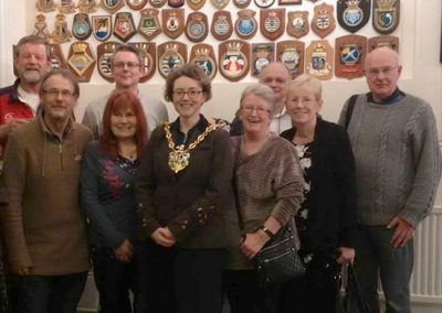 Friends with Sarah Barber, Mayor of Ipswich, 2017-18