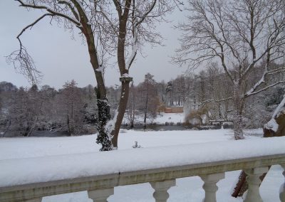 Holywells Park in the snow, 28 February 2018. Sarah Turner