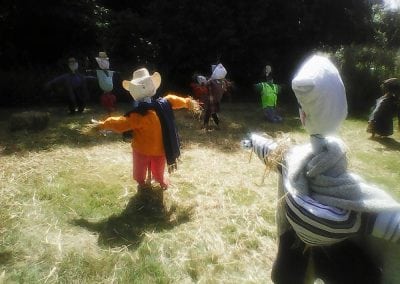 Scarecrow day 2018. Photo: Sheila Roughton