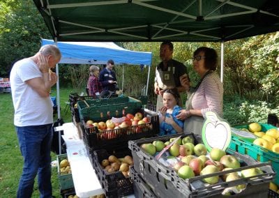 Juicy Apples at Holywells Park Apple Day 2018