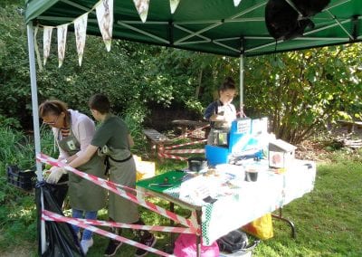 Apple Fritters at Holywells Park Apple Day 2018