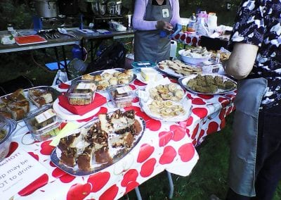 Apple Day 2018 - selling cakes