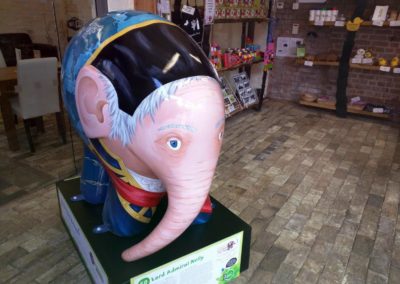 Elmer the Patchwork Elephant at Holywells Park. Photo: R Bloomfield