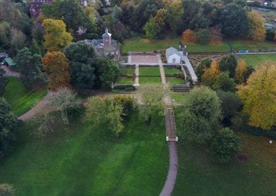 Holywell Park from the air. @birdseyeviewsuffolk - Ott Tuulberg