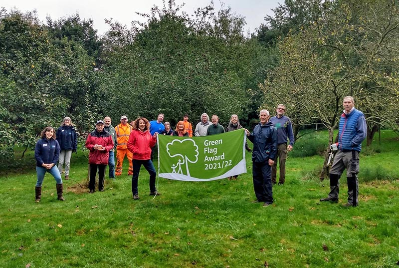 Three Ipswich parks celebrate success after being awarded Green Flags – October 2021