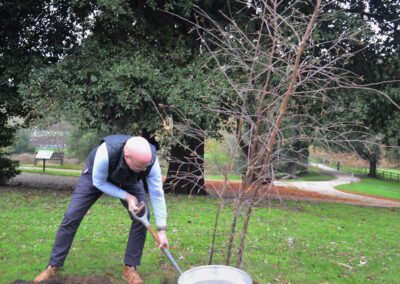 Tree of Trees planted in Holywells Park 2/11/2022 - Nick Wilcox