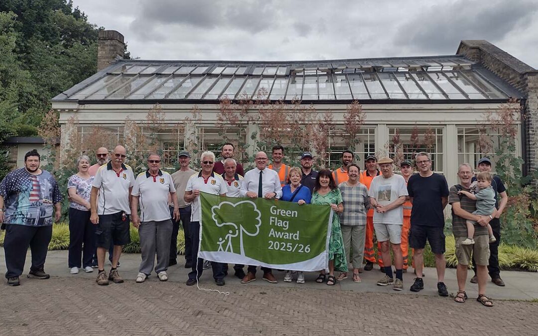 Celebrating 2025-26 award at Holywells Park